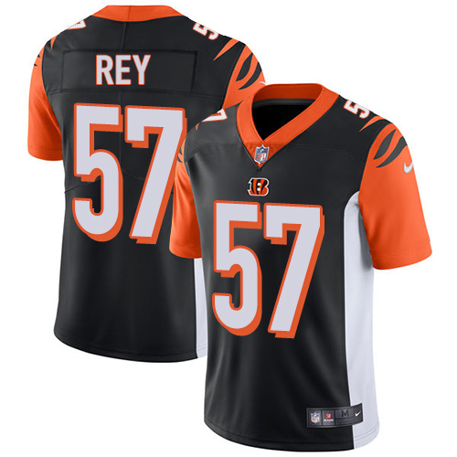 Nike Bengals #57 Vincent Rey Black Team Color Men's Stitched NFL Vapor Untouchable Limited Jersey